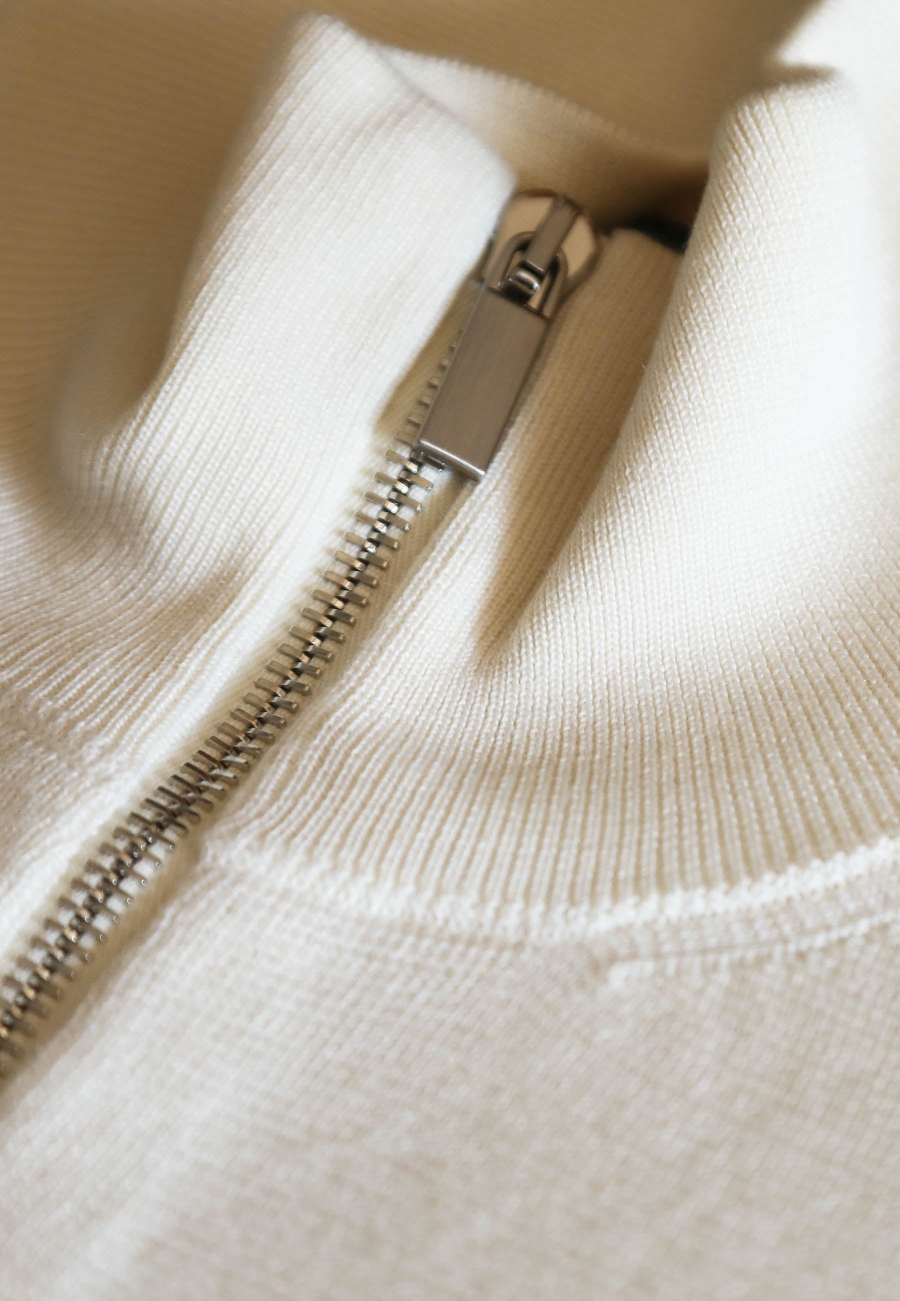 1884 Bomber zip donna ecrù