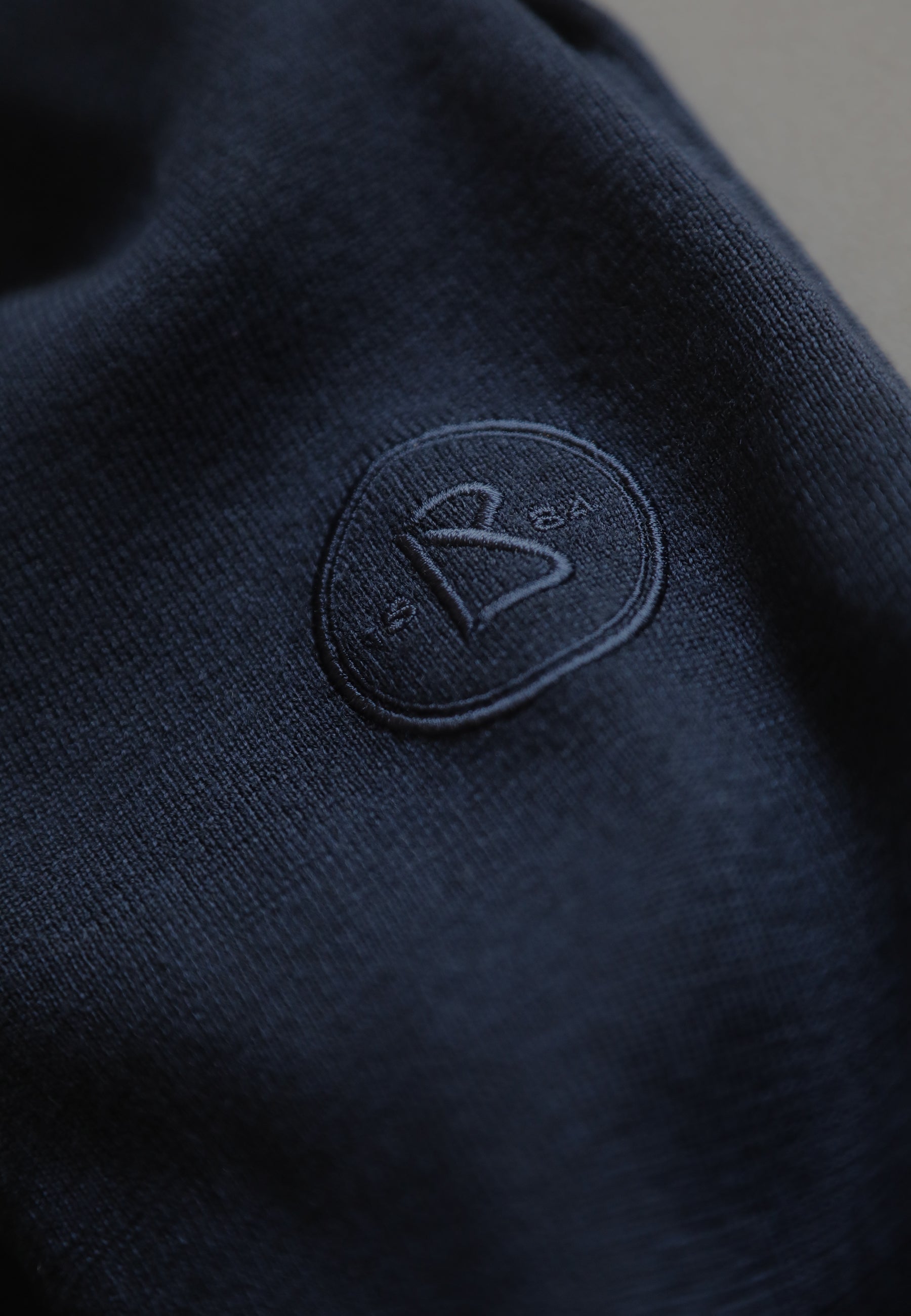 1884 Felpa in maglia uomo blu