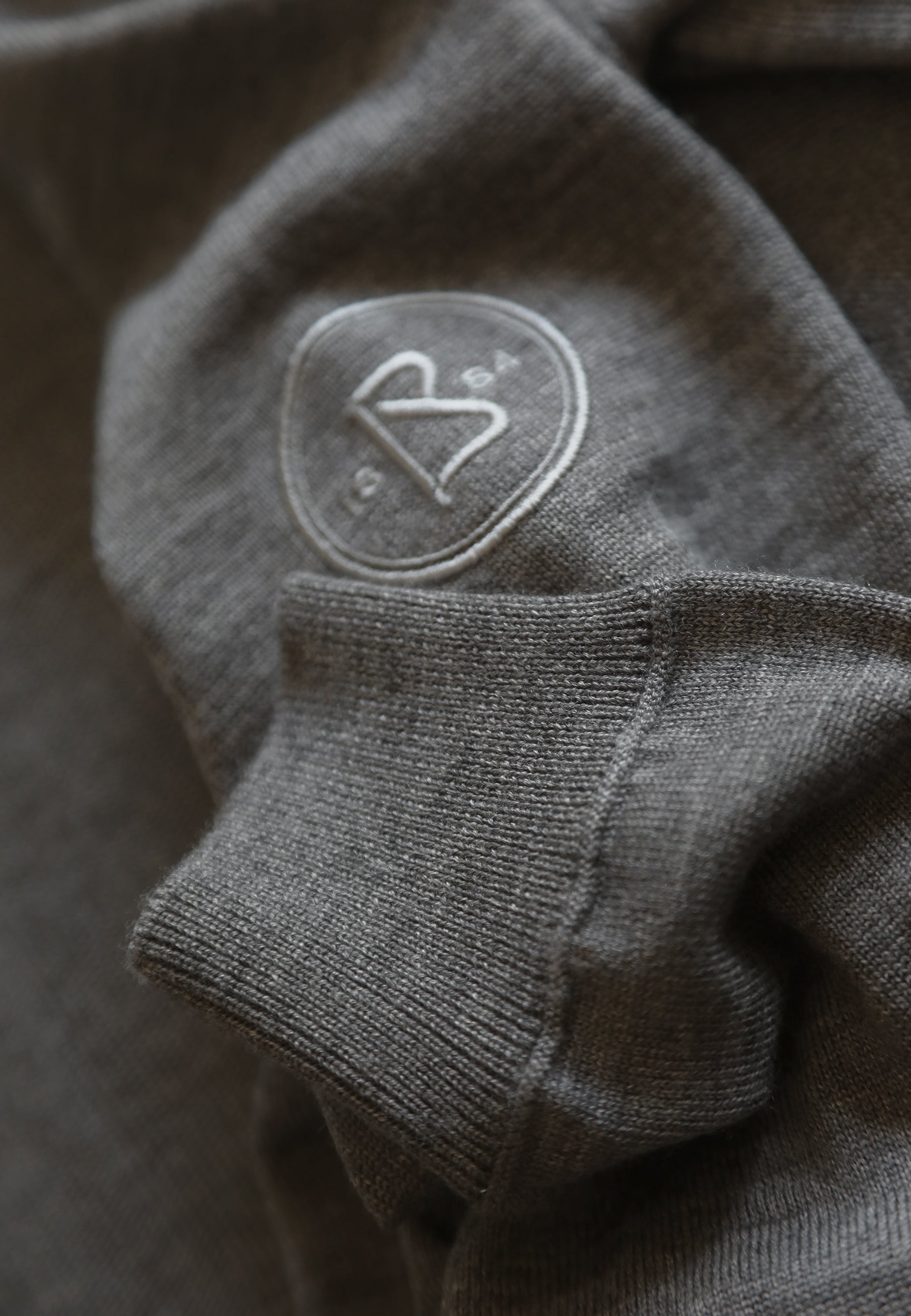 1884 Felpa in maglia uomo fumo