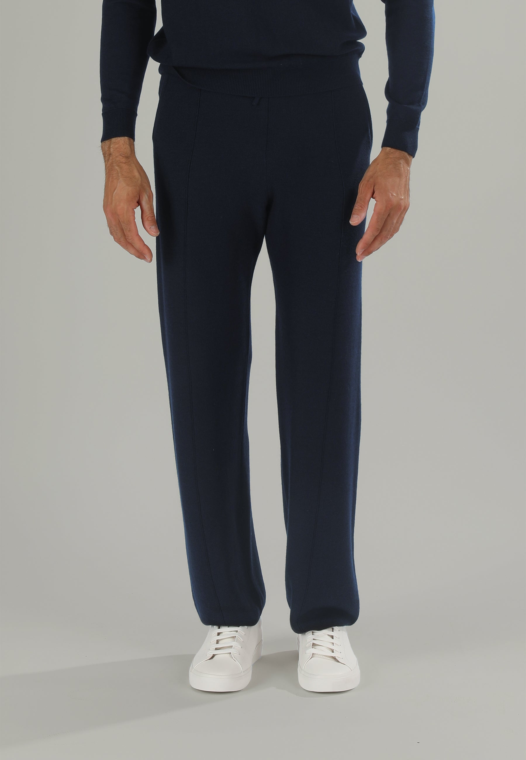 1884 Jogger in maglia uomo blu