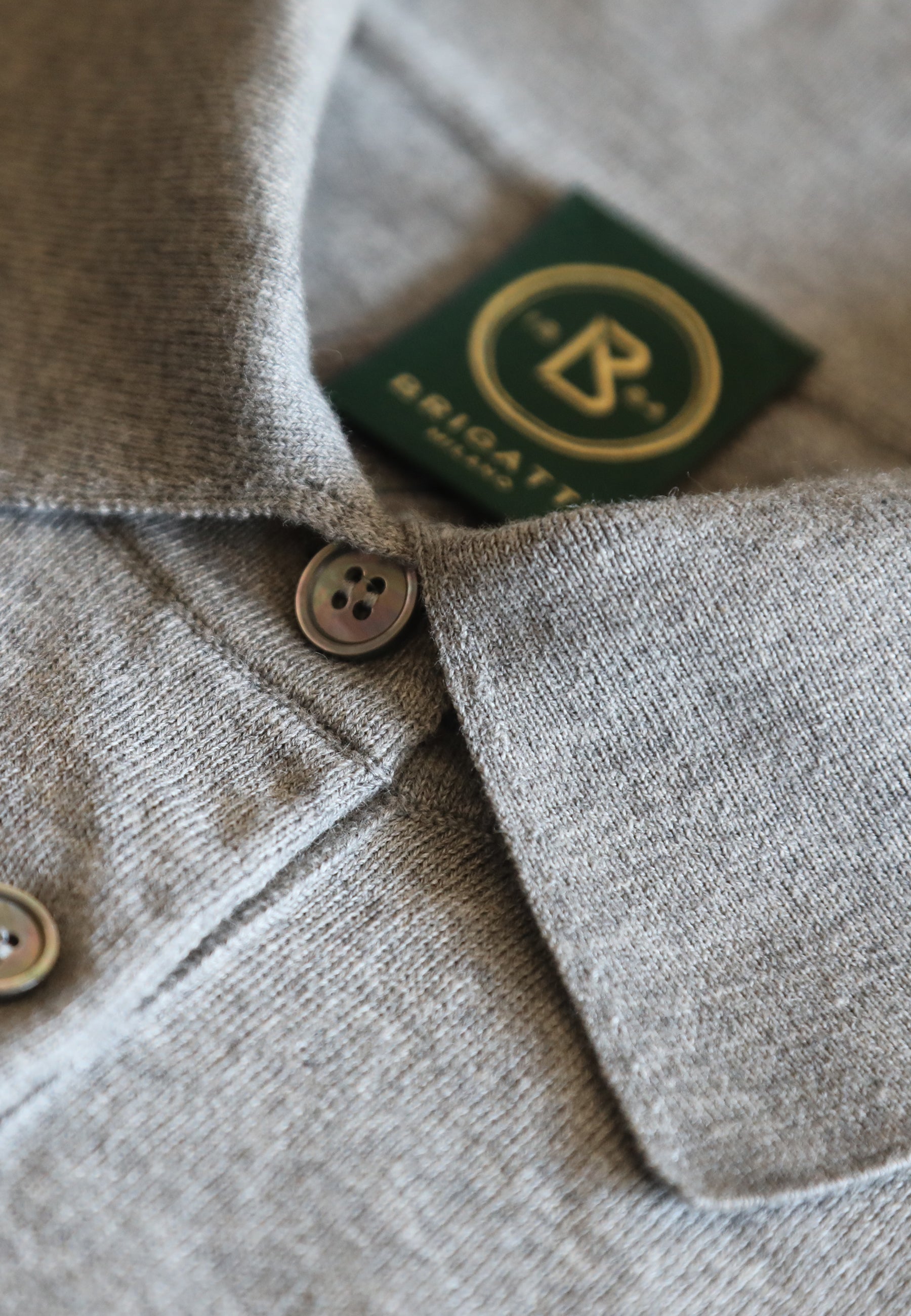 BRERA Polo maglia donna grigio