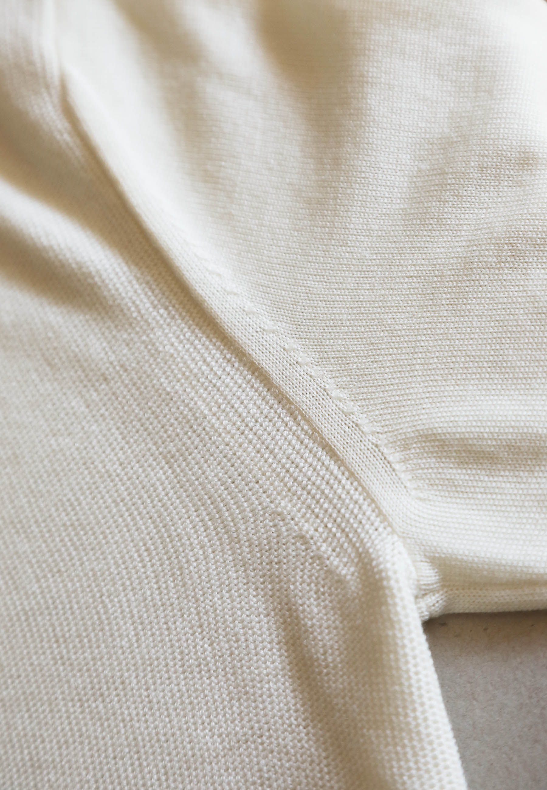 1884 Felpa in maglia donna ecrù