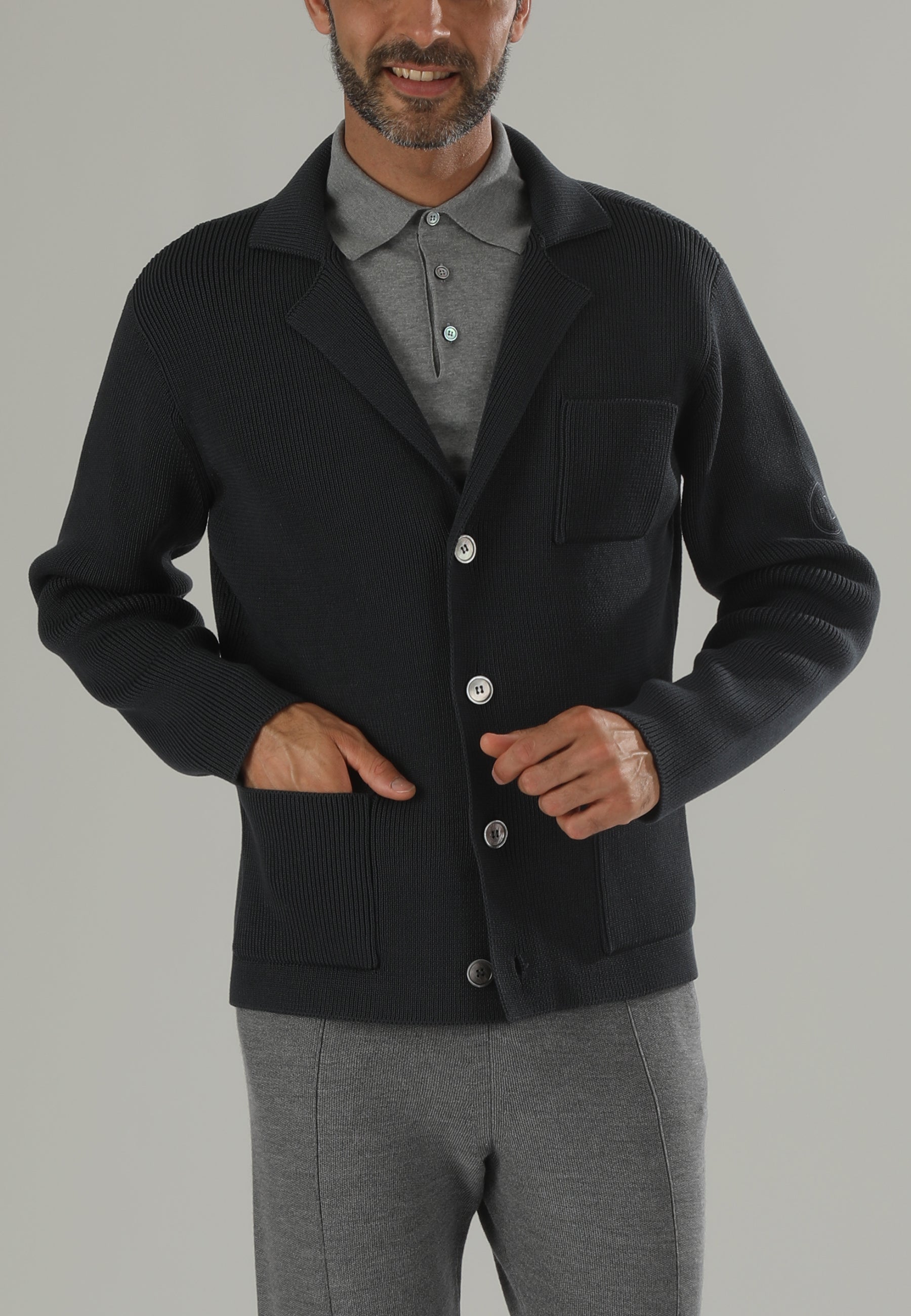 MILANO Blazer uomo antracite