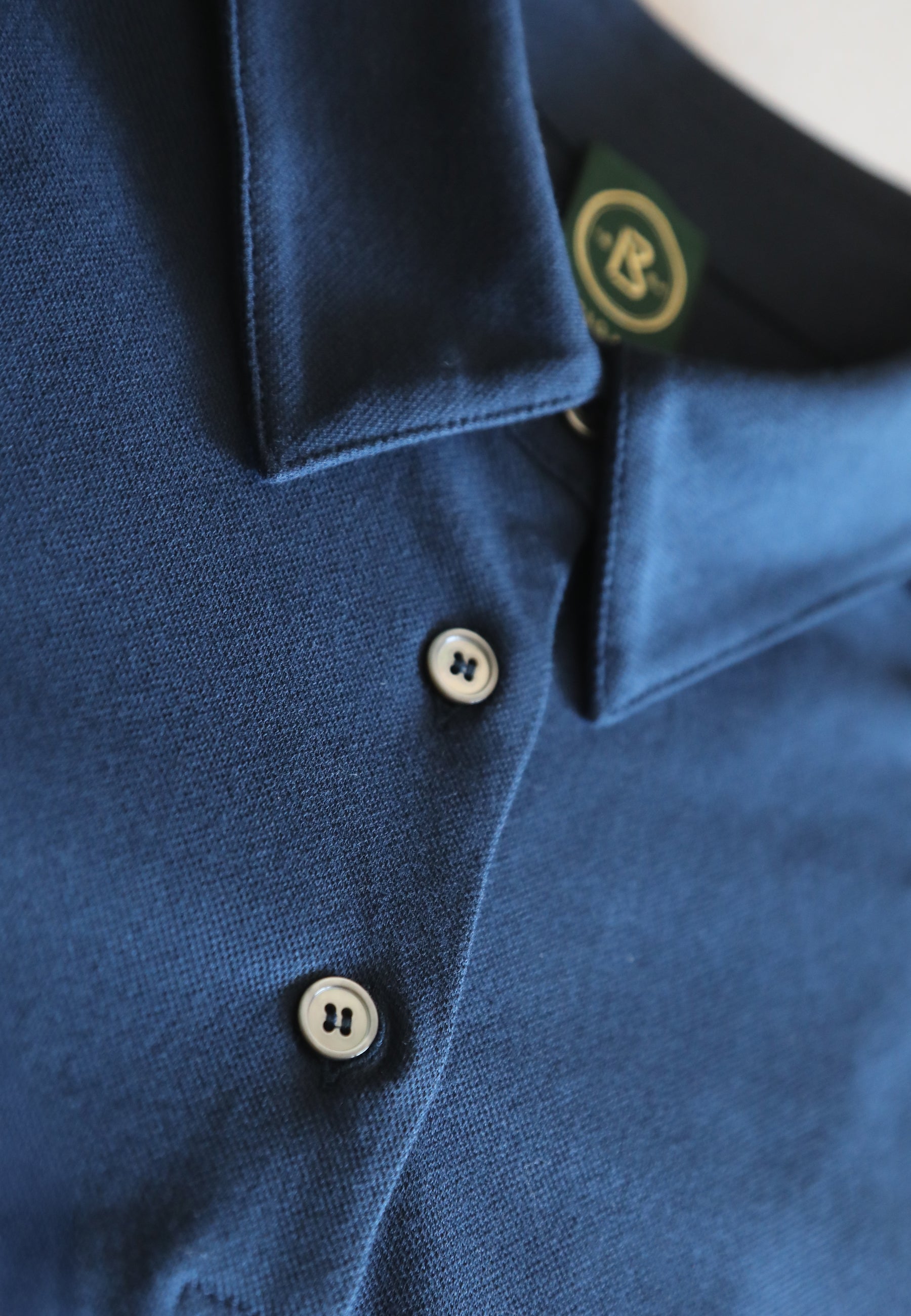 Polo Piquet blu