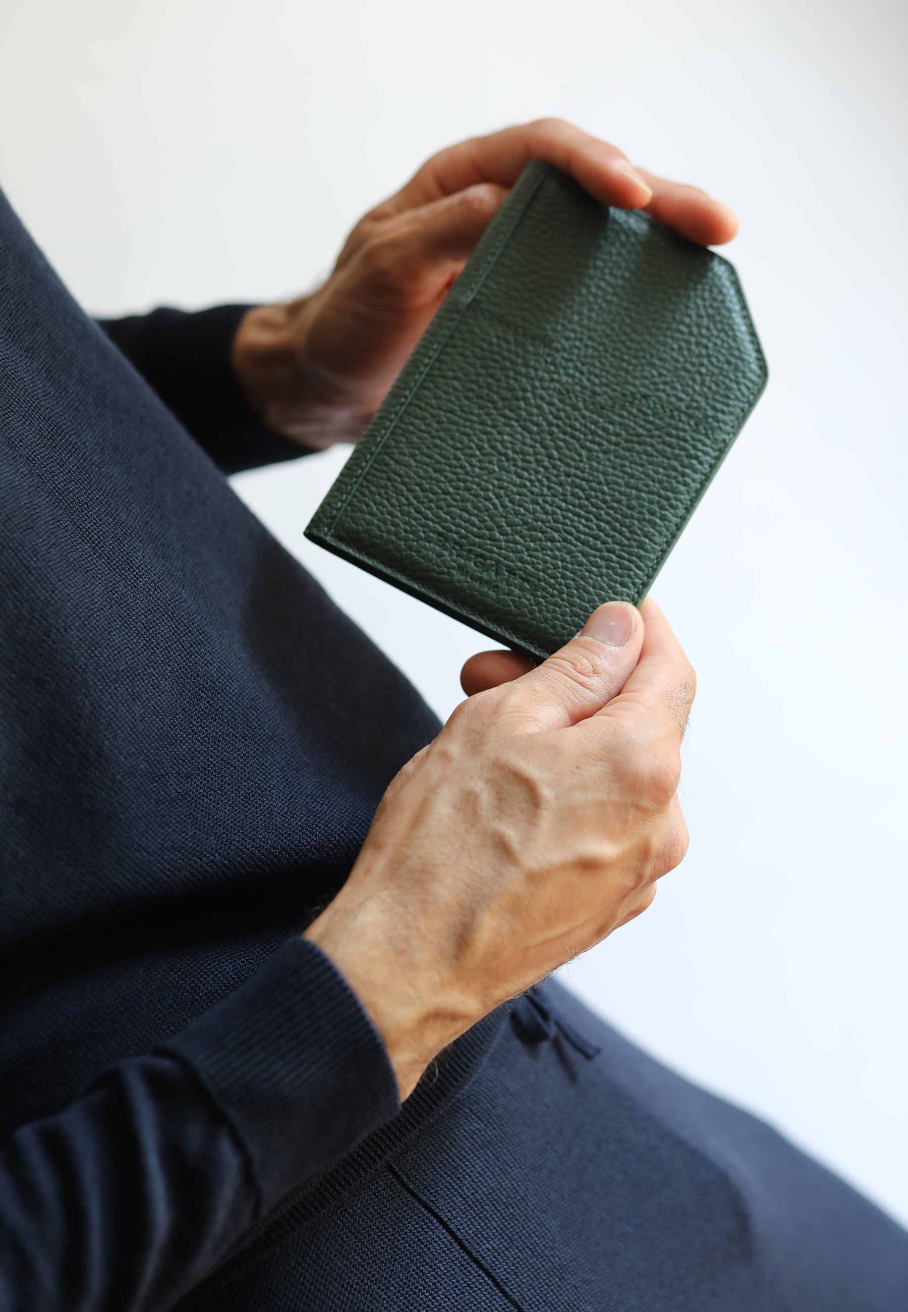 Porta passaporto verde