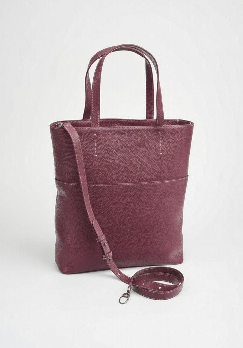 Tote bordeaux