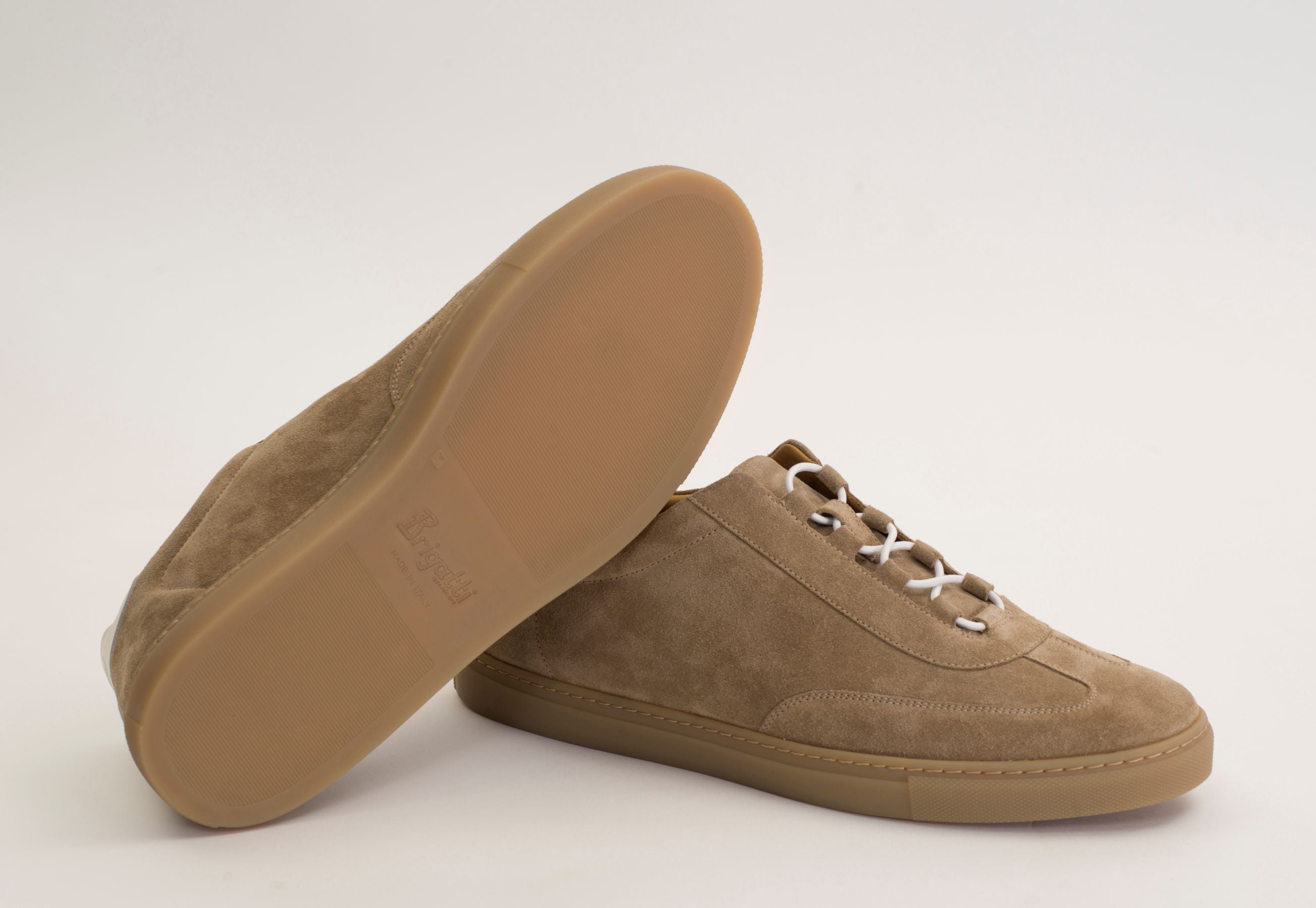 "TENNIS 1884" Sneaker donna in camoscio sabbia