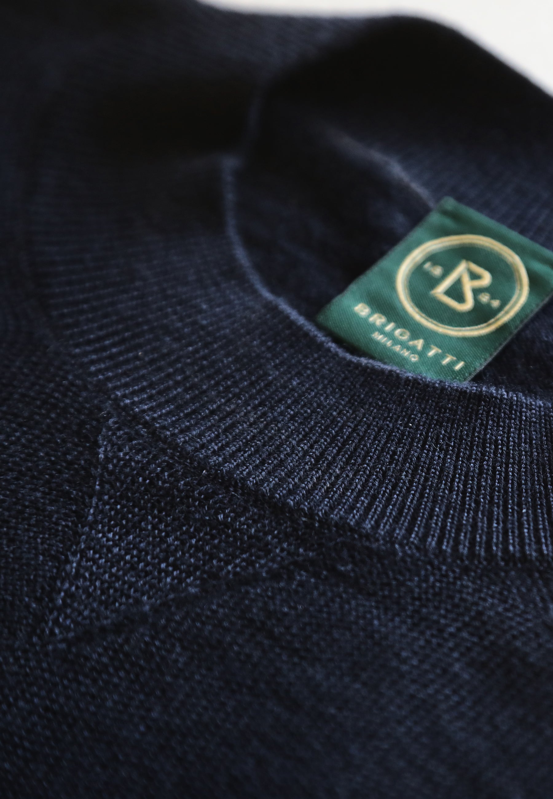 1884 Felpa in maglia uomo blu