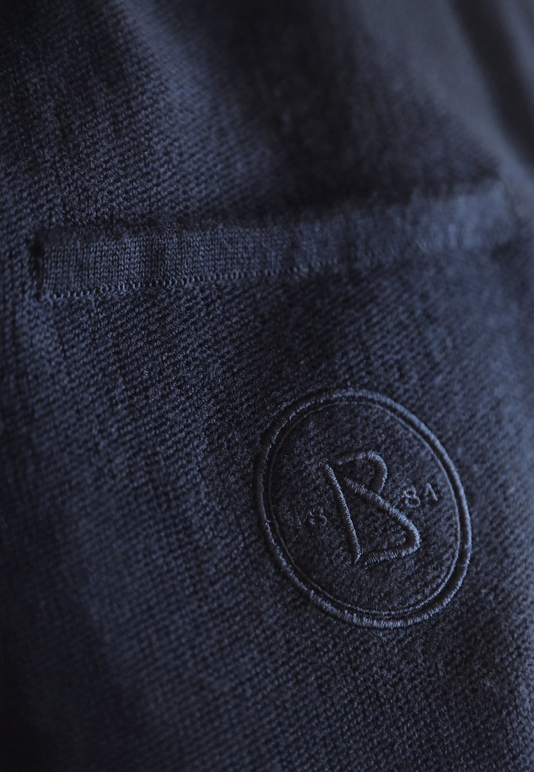 1884 Jogger in maglia uomo blu