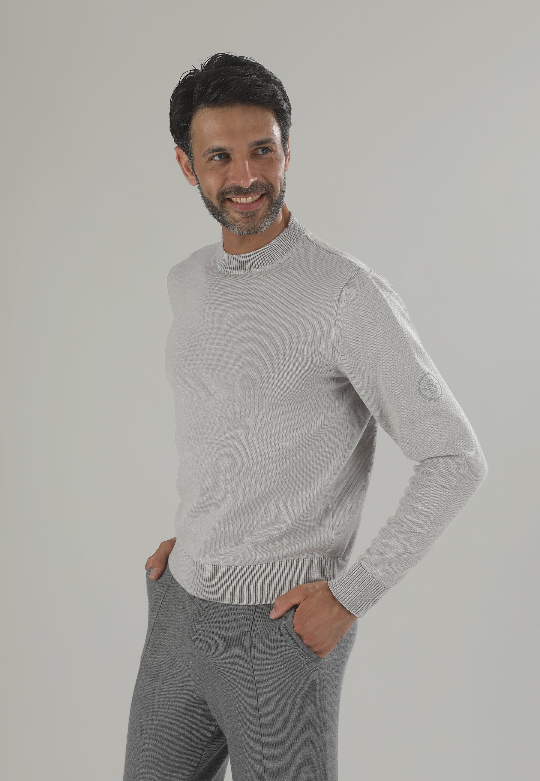 Girocollo uomo perla