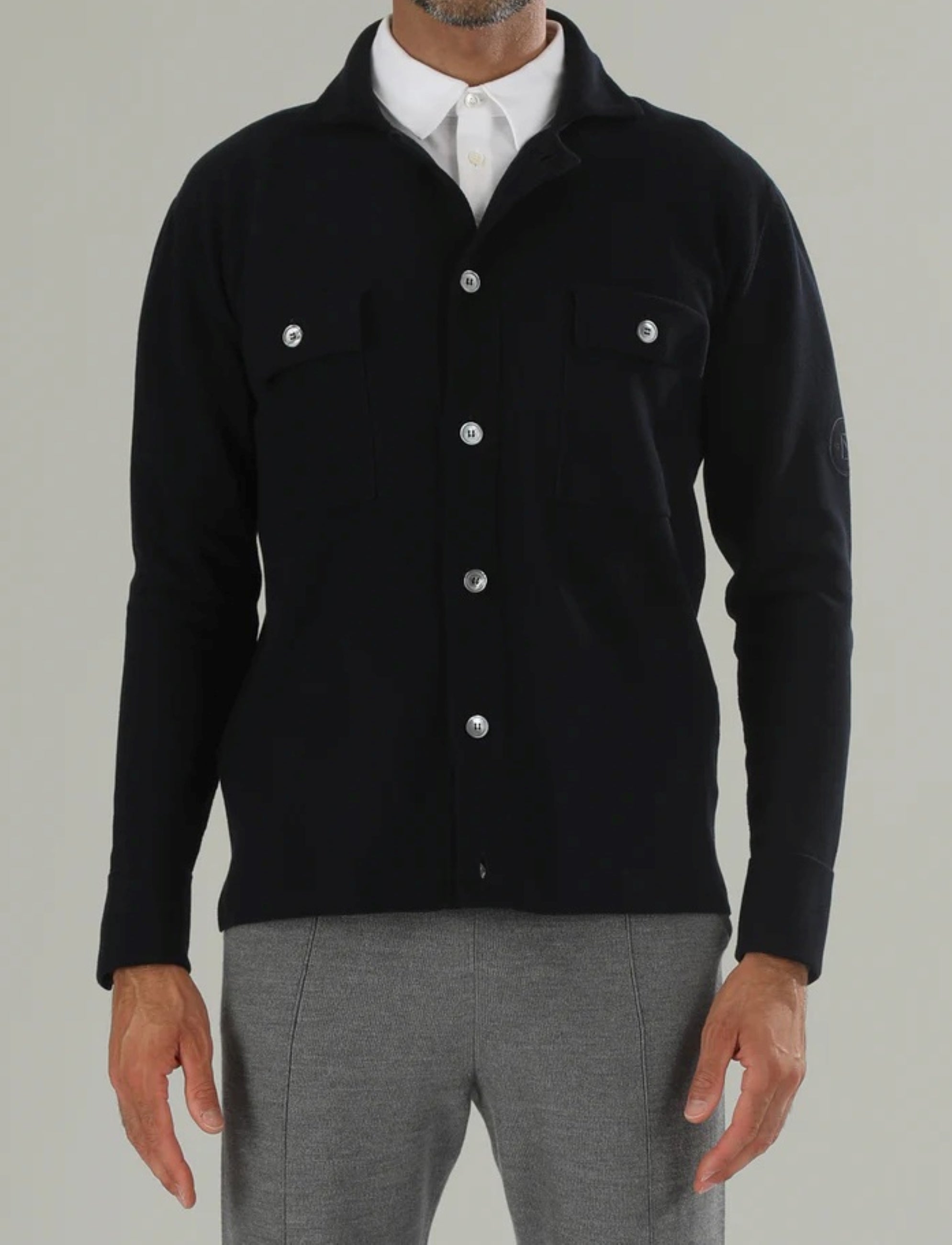 Shirt Jacket man blue