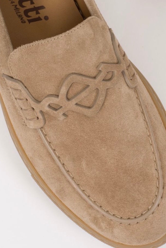 "BRIGATTINO" Slip-on loafers color sand