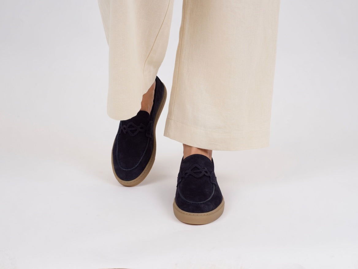 "BRIGATTINO" Slip-on loafers color blue