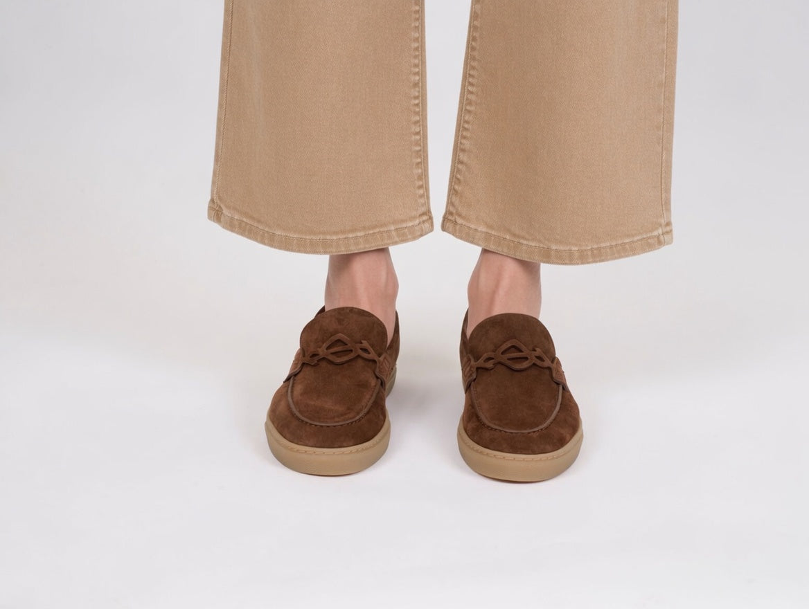 "BRIGATTINO" Slip-on loafers color cocoa