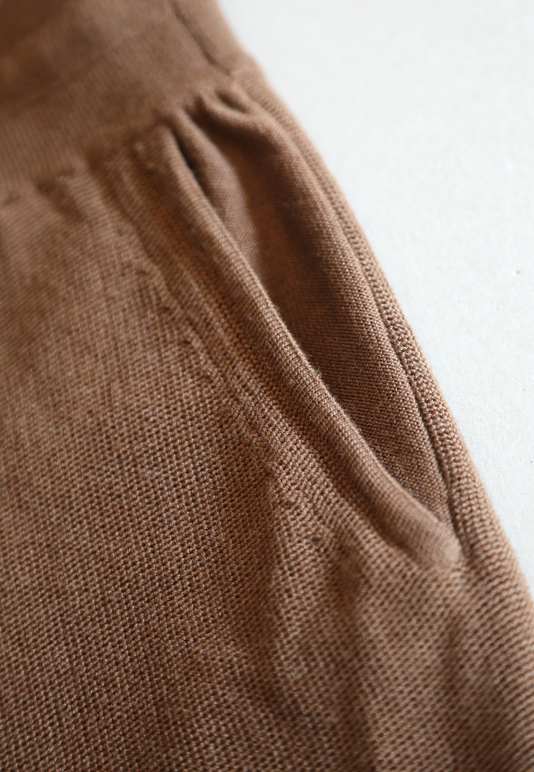 1884 Jogger in maglia donna mogano
