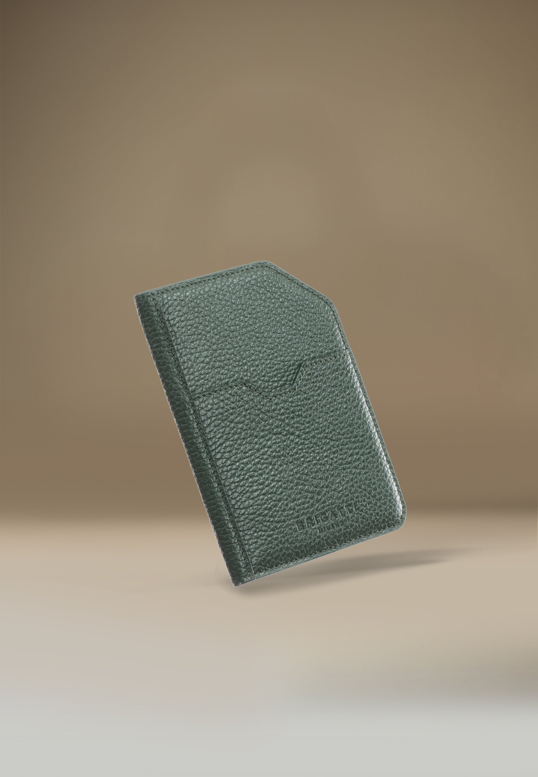 Porta passaporto verde