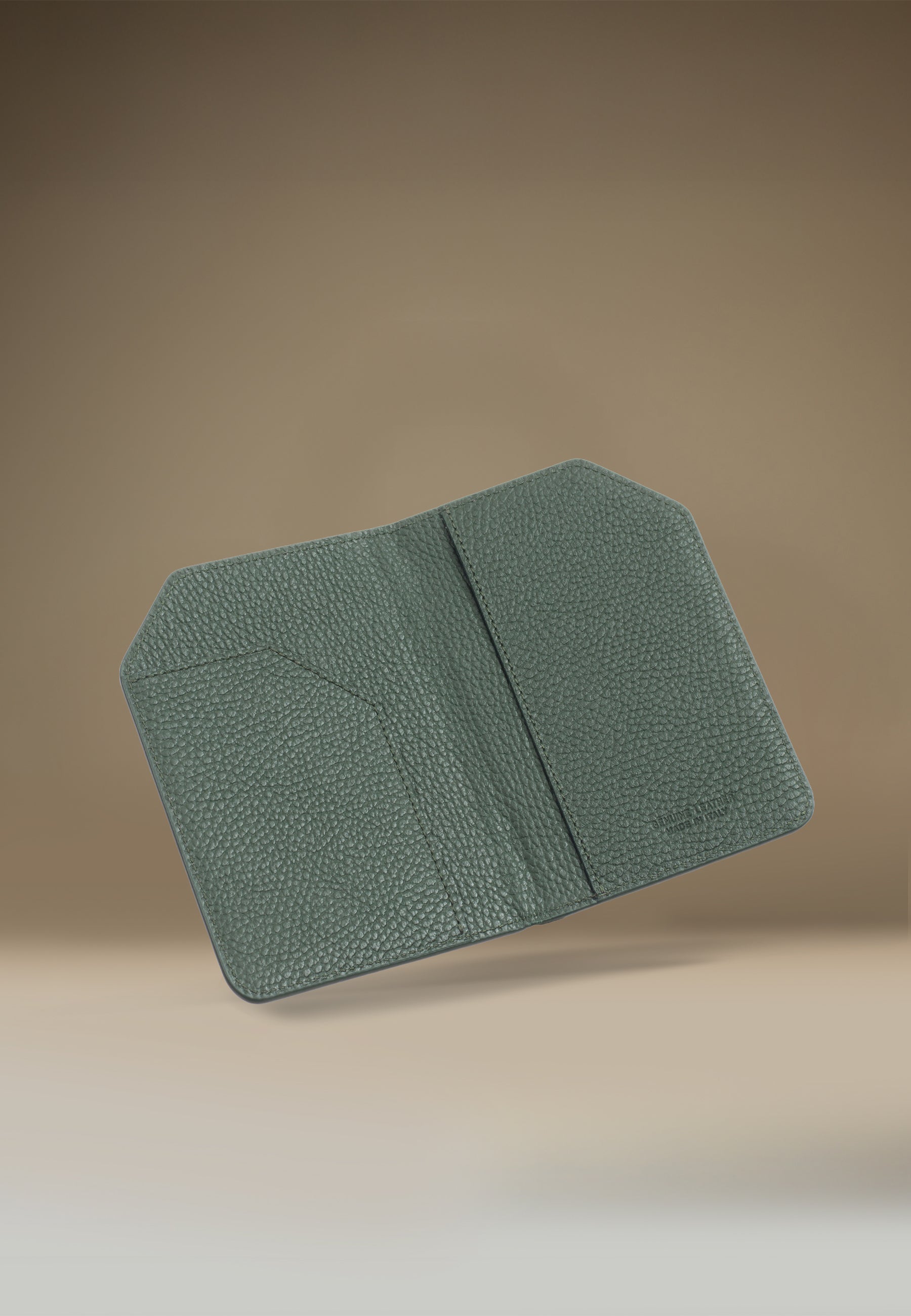 Porta passaporto verde