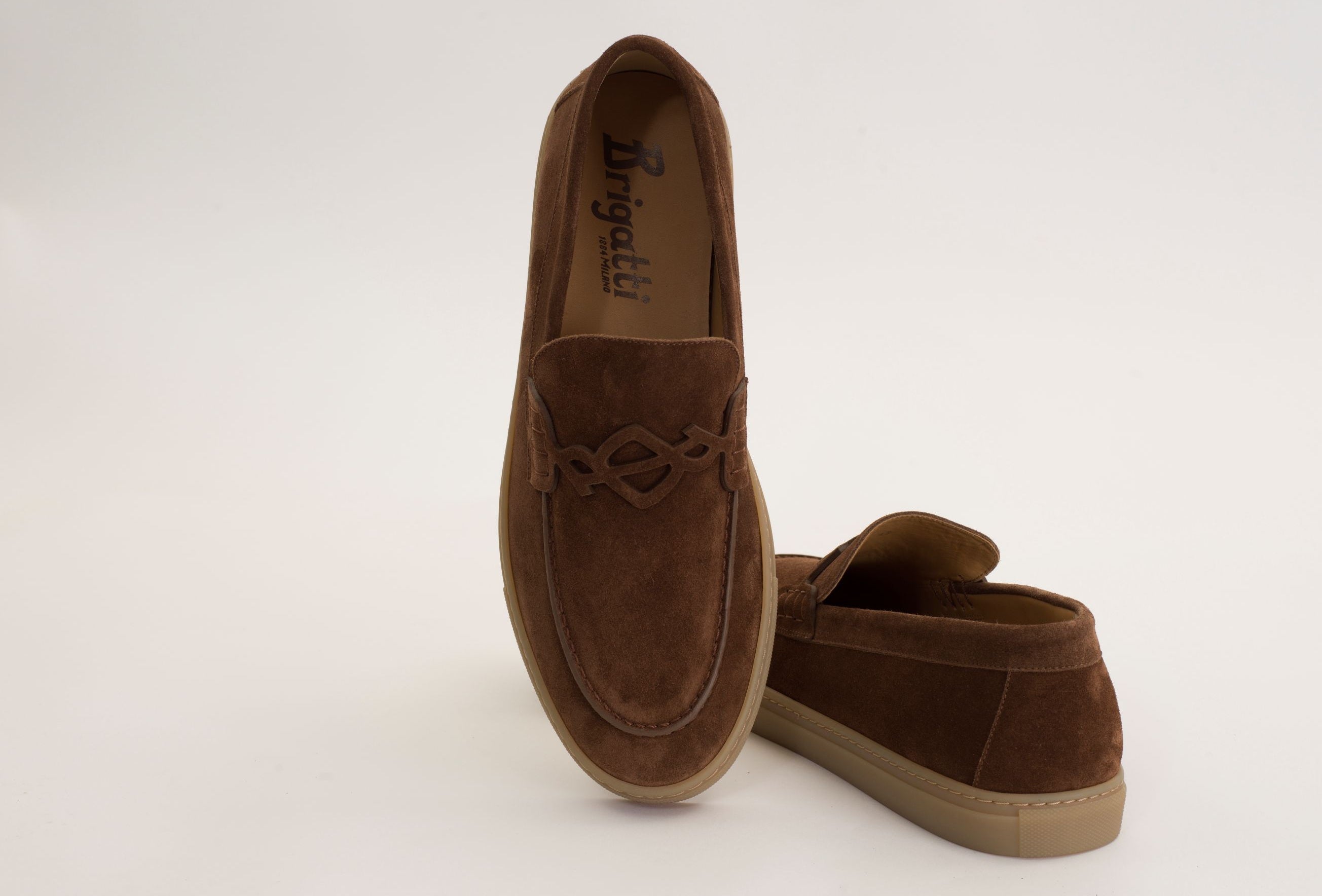 "BRIGATTINO" Slip-on loafers color cocoa
