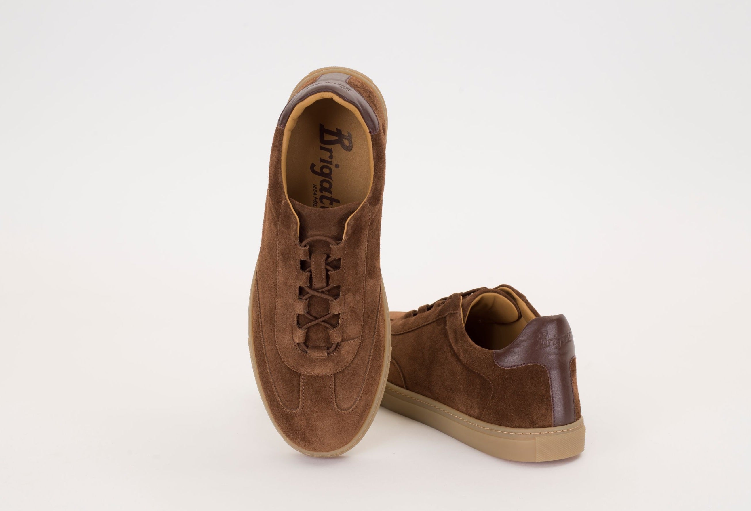 "TENNIS 1884" Slip-on sneakers color cocoa