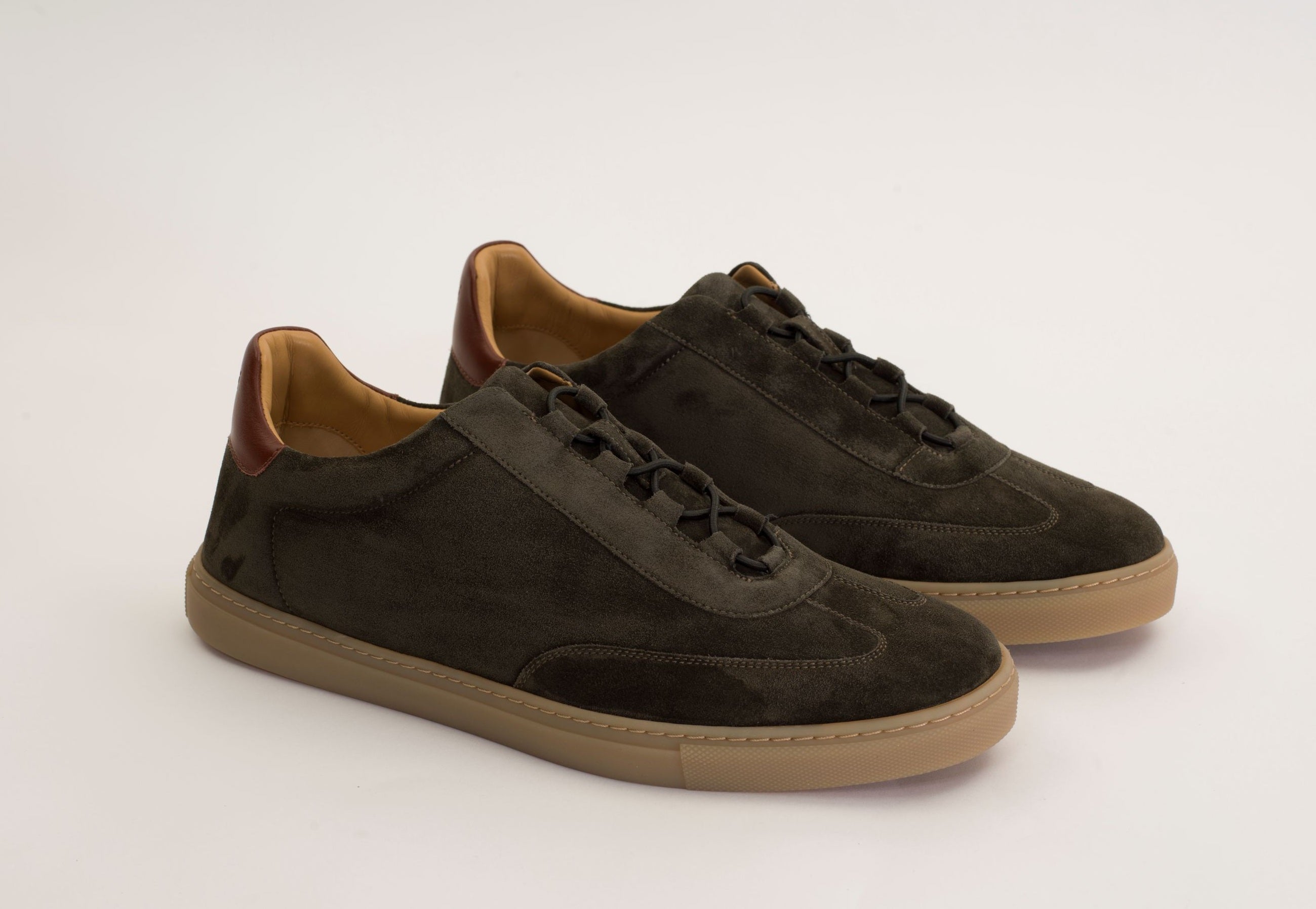 "TENNIS 1884" Slip-on sneakers color green